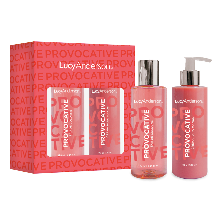 SET LUCY ANDERSON SET PROVOCATIVE EDC X 220 ML. Y CREMA DE MANOS X 200 ML.